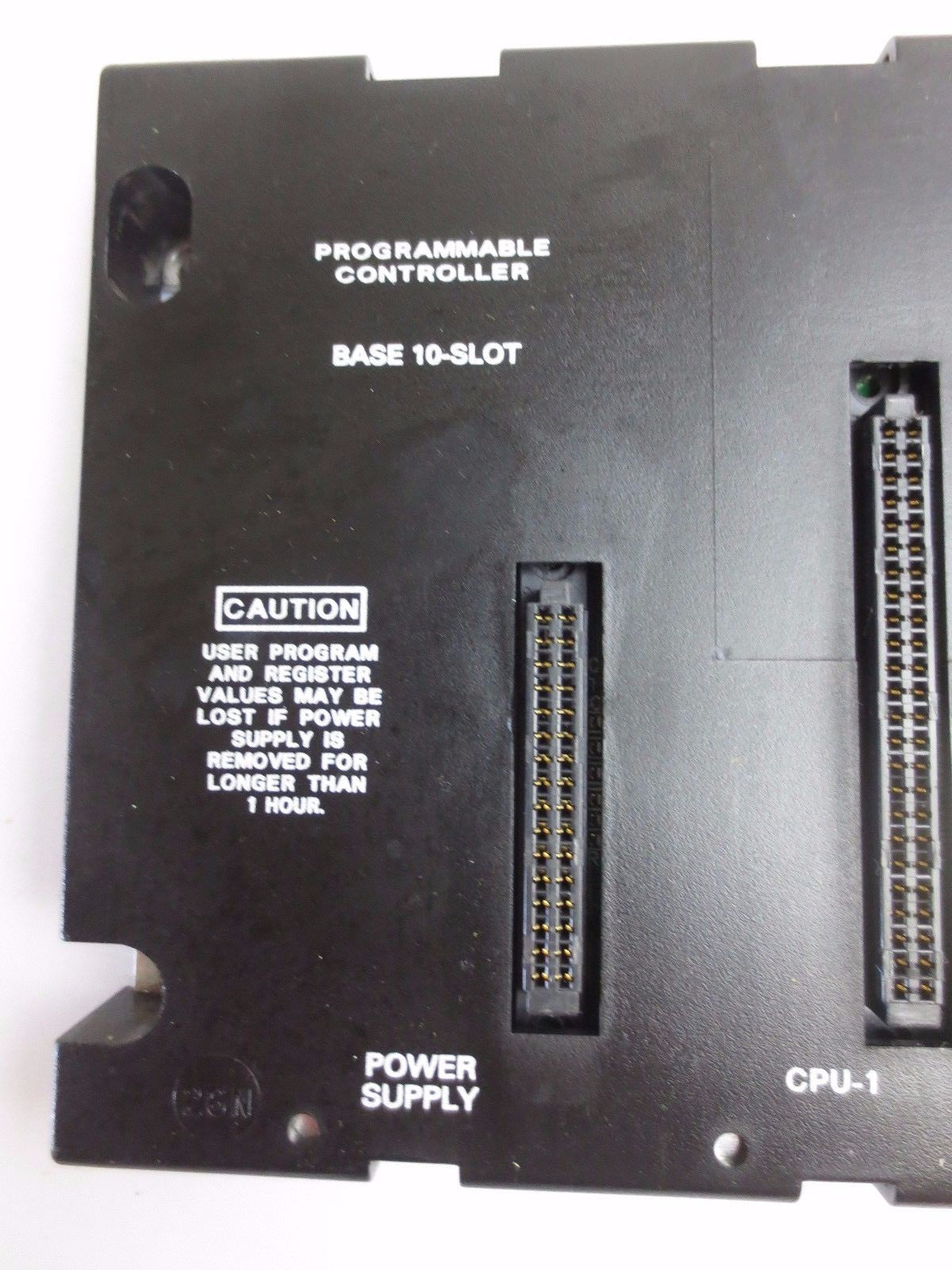 GE FANUC IC693CHS391M BASE 10-SLOT for PROGRAMMABLE CONTROLLER  EMI ENHANCED