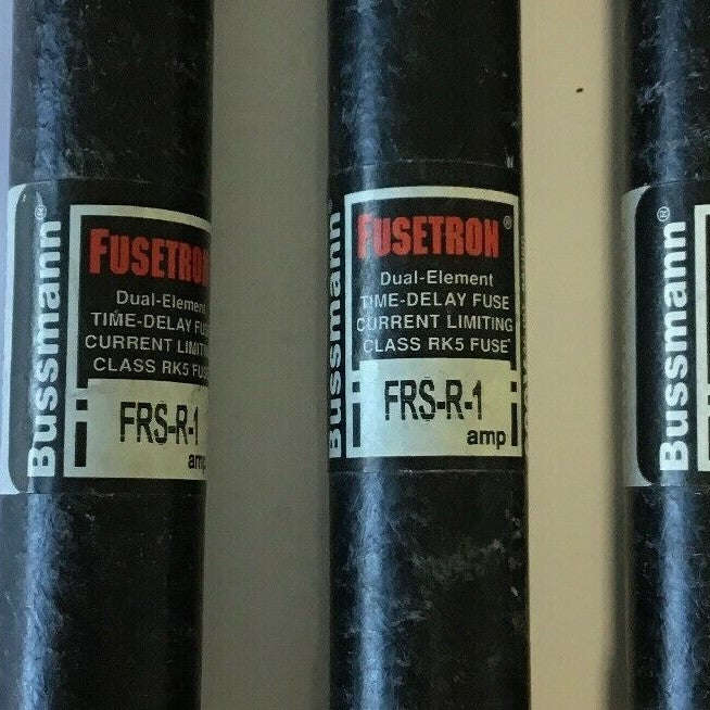 BUSSMAN FUSETRON FRS-R-1 TIME DELAY FUSE CURRENT LIMITING CLASS RK5`***LOTOF3***