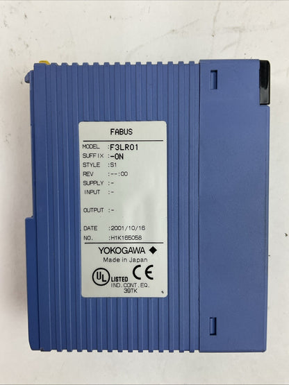 YOKOGAWA F3LR01-0N FABUS MODULE