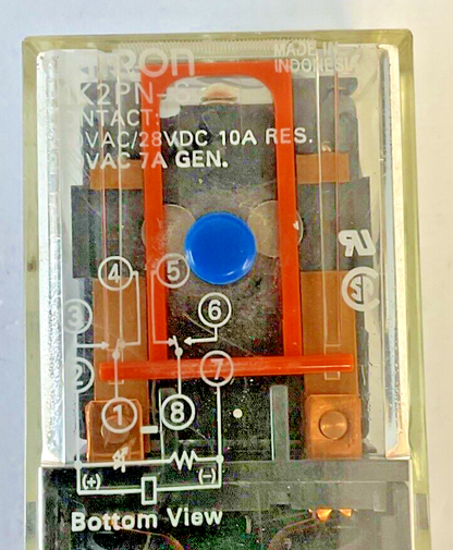 OMRON MK2PN-S RELAY 10A   W/YOUNG NDS 8 BASE 300V 10A** LOTOF2**