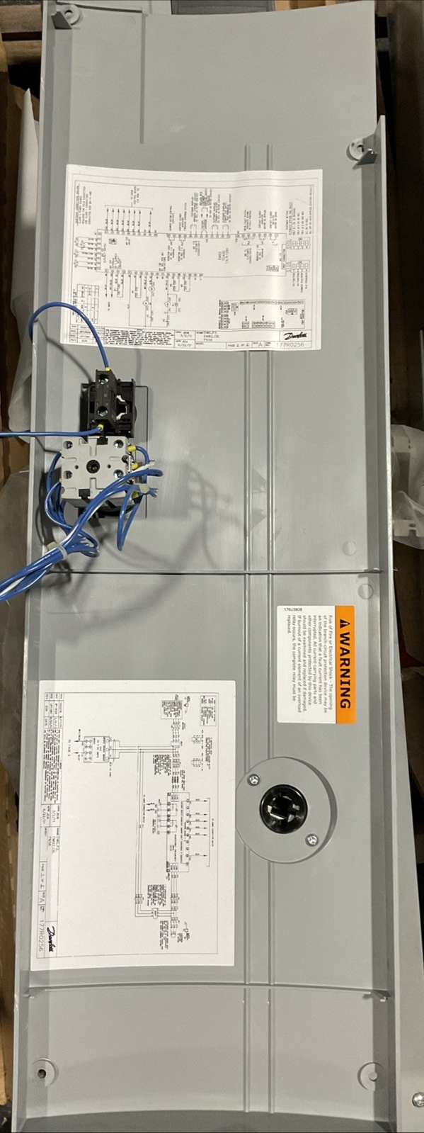 DANFOSS 177U9584 MOTOR AC DRIVE OUPUT 0-460VAC 3PH 0-60HZ 34A 25HP INPUT 480VAC