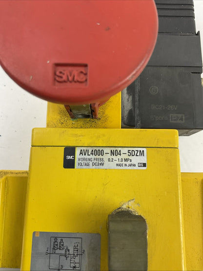 SMC AVL4000-N04-5DZM PNEUMATIC SOFT START VALVE 0.2-1.0MPa
