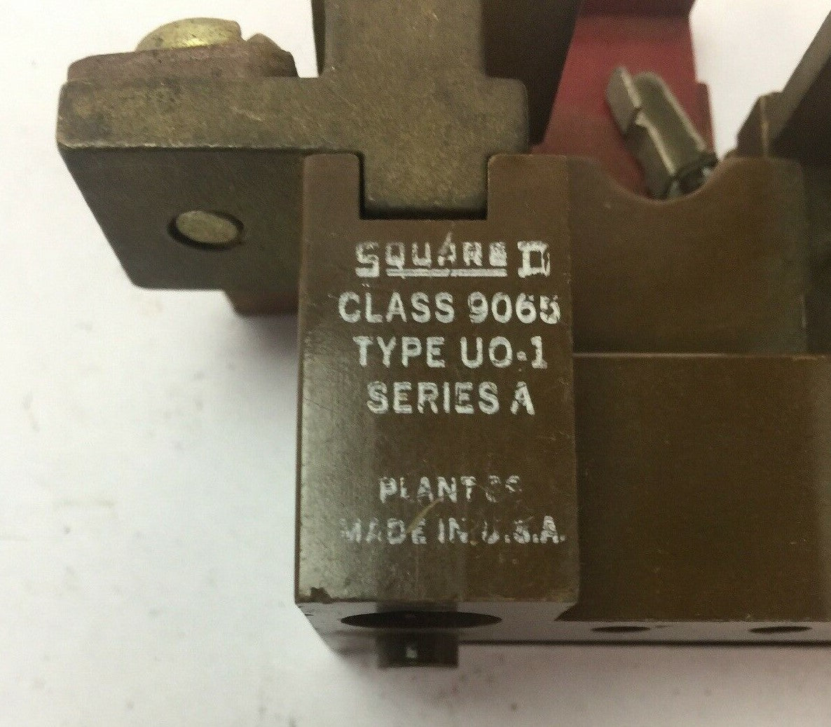 SQUARE D 9065 UO-1 OVERLOAD RELAY 600V AC OR DC SERIES A