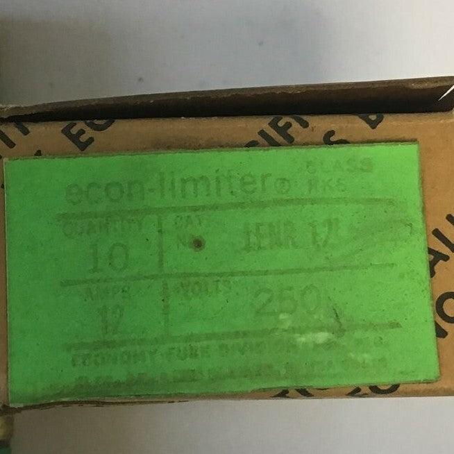 ECONOMY LENR 12 FUSE CLASS RK5 ECON-LIMITER 250VAC 12A ***LOTOF10***