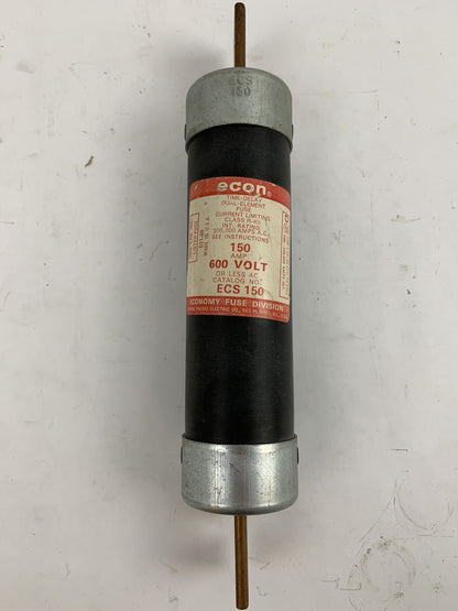 Economy Fuse ECS150 150A 600V Class RK5 Fuse "Lot of 2"