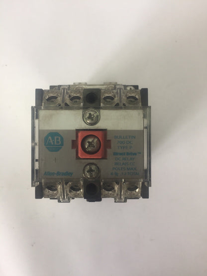 ALLEN BRADLEY 700DC-P400Z24 DC RELAY SER E 600V PD714 COIL 24VDC BULLETIN 700DC
