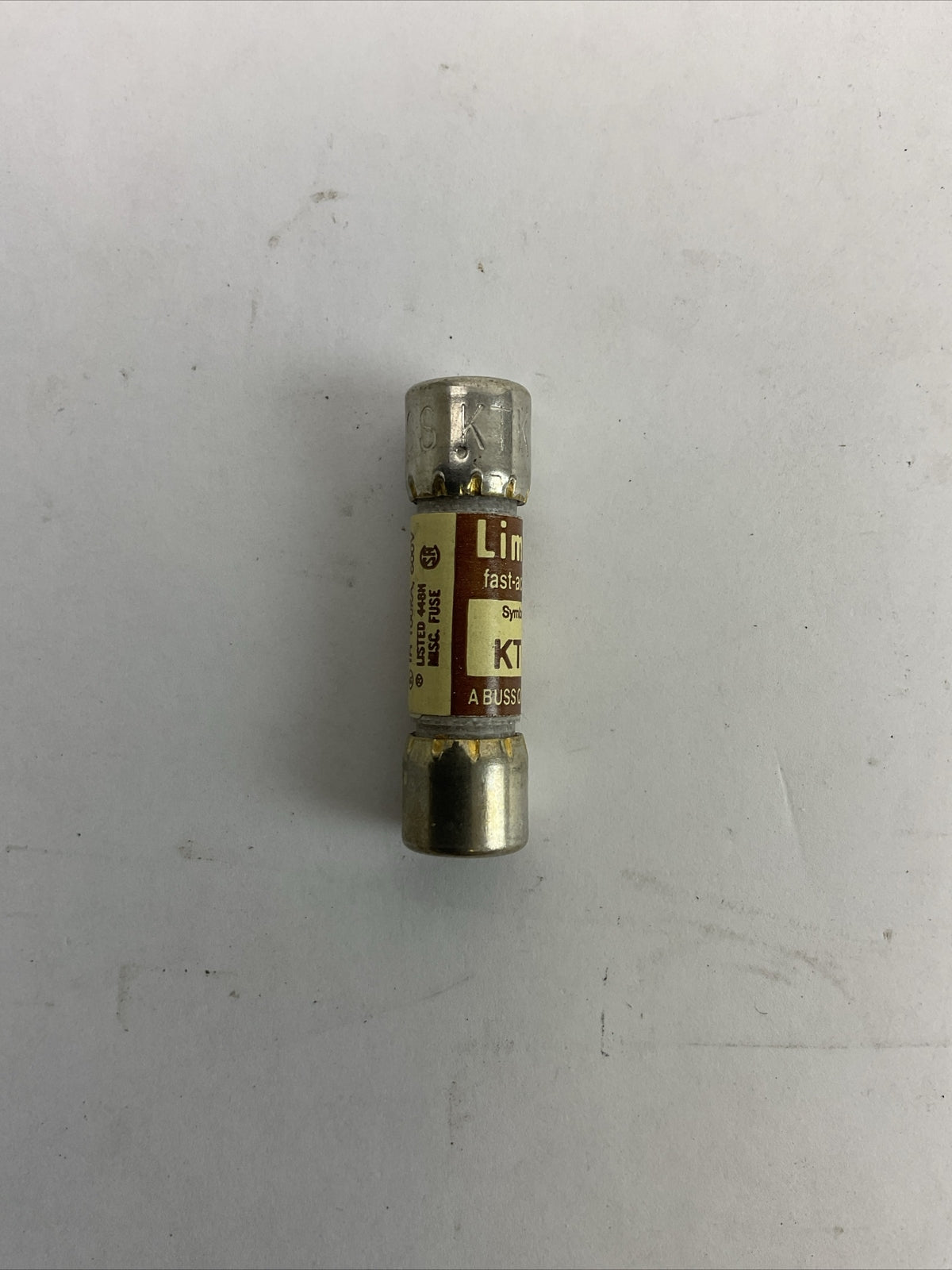 LIMITRON KTK-1/2 FAST-ACTING FUSE 1/2AMP 600VAC (LOT OF 9)