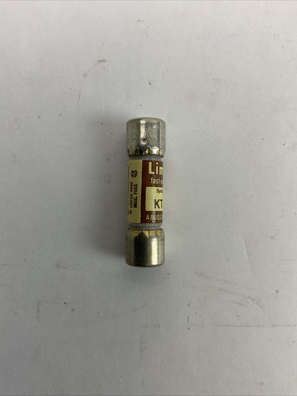 LIMITRON KTK-1/2 FAST-ACTING FUSE 1/2AMP 600VAC (LOT OF 9)