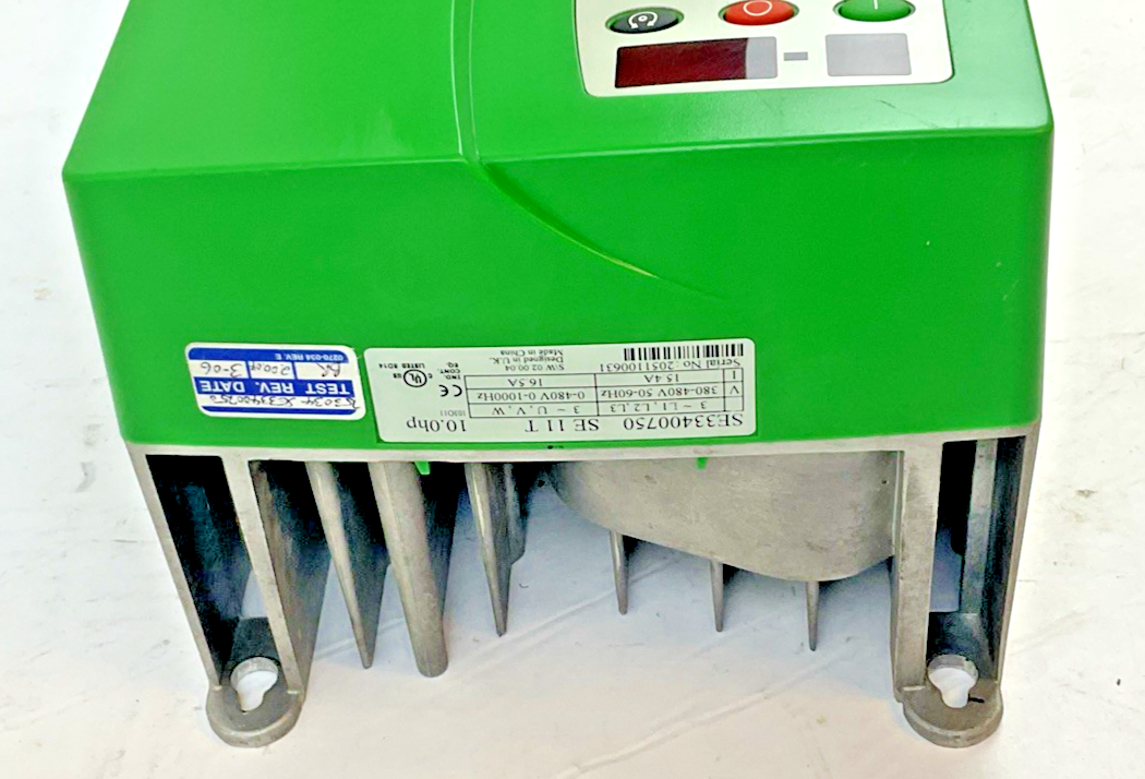 CONTROL TECHNIQUES FREQUENCY CONVERTER SE34400750 10HP 480V