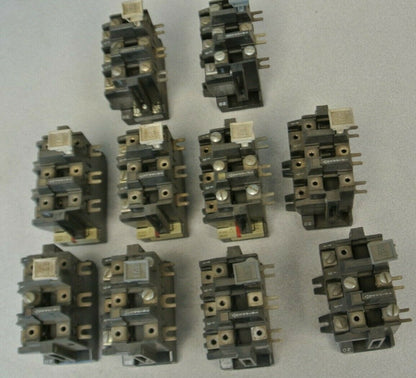 LOT of 10 / A-B 42185-800-01 OVERLOAD RELAY 120-600VAC, MAKE 7200VA, BREAK 720VA