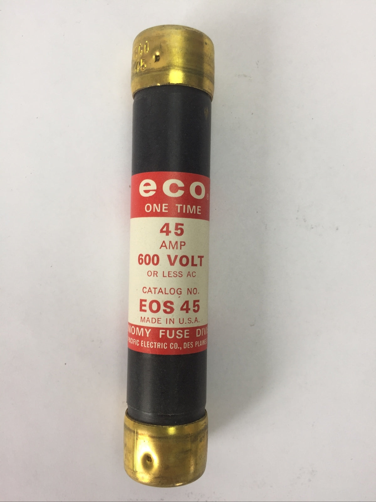 ECONOMY EOS45 ONE TIME FUSE 45AMP 600VAC (BOX OF 5)