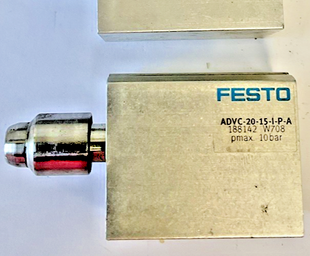 FESTO ADVC-20-15-I-P-A PNUEMATIC CYLINDER (2 W708) (1 D108) 10BAR ***LOTOF3***