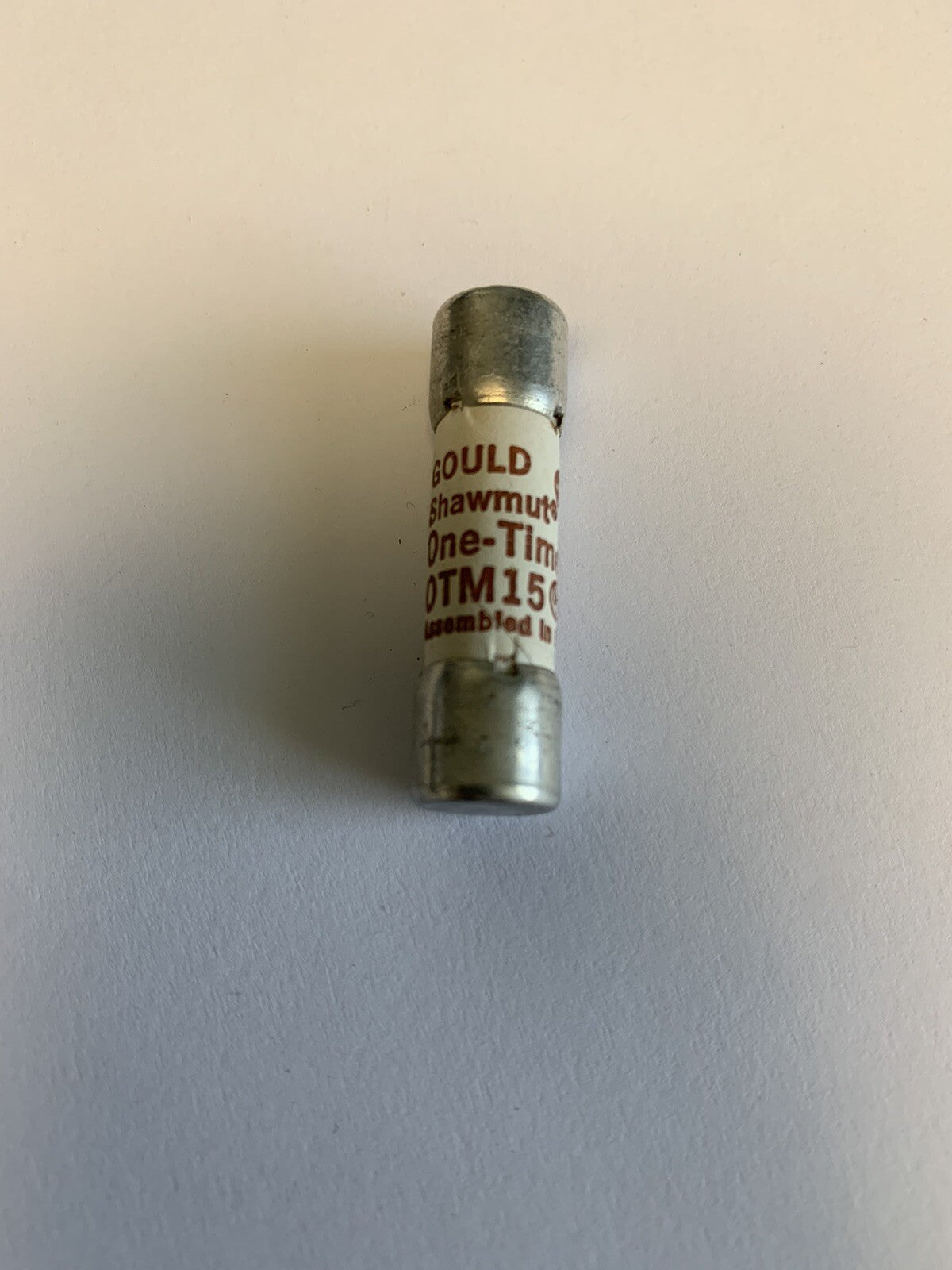 Gould Shawmut One-Time OTM15 15A 250V Fuse "Lot of 10"