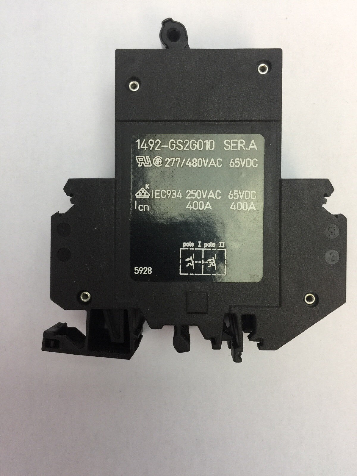 ALLEN BRADLEY 1492-GS2G010 MINTURE CIRCUIT BREAKER 1A 2 POLE