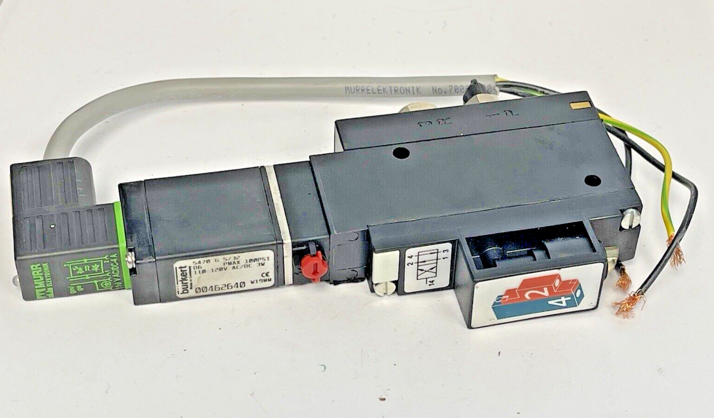 BURKERT - 5470 - SOLENOID VALVE - G 5/32, 06, PMAX 100PSI, 110-120V AC/DC, 3W