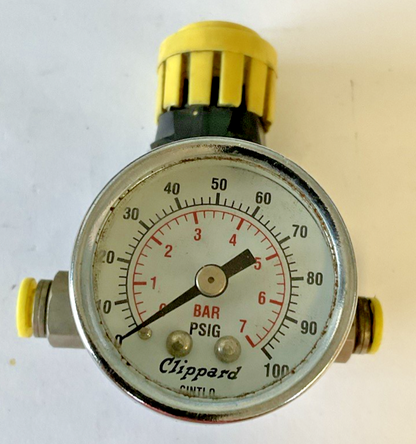 PARKER 14R015FC PNEUMATIC REGULATOR 300PSI WITH GAUGE
