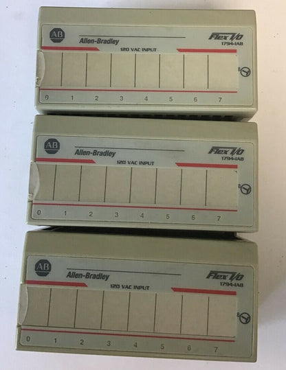 ALLEN BRADLEY 1794-IA8 INPUT 120VAC 50-60HZ ****LOTOF3****