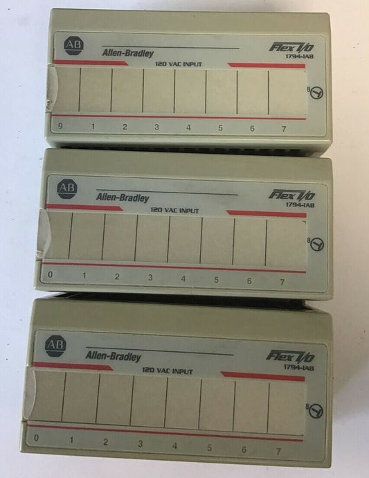 ALLEN BRADLEY 1794-IA8 INPUT 120VAC 50-60HZ ****LOTOF3****