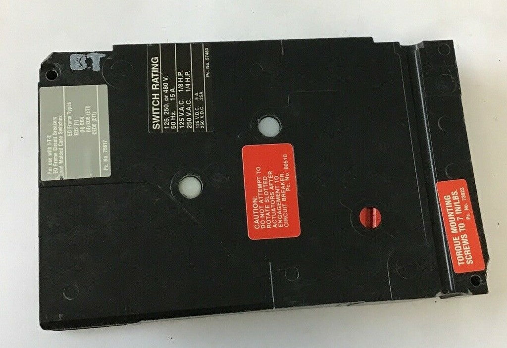 ITE A01ED64 AUXILIARY SWITCH 480V 15A 50HZ