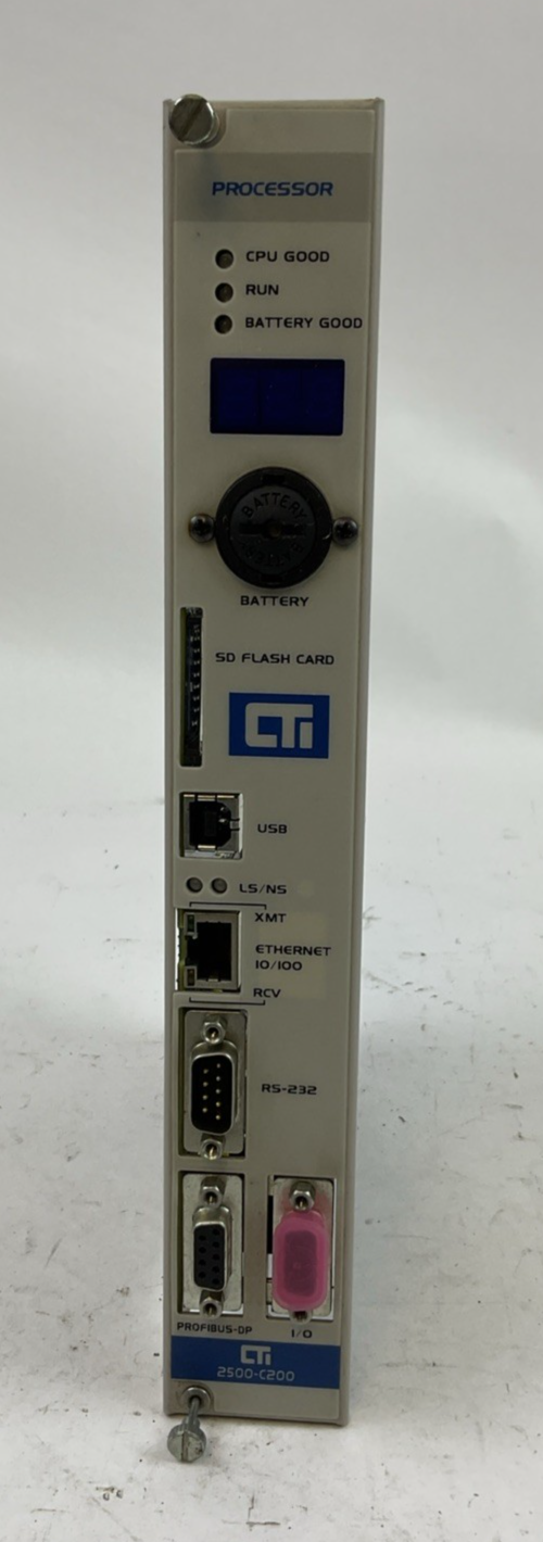 CTI 2500-C200 PROCESSOR BOARD CONTROL TECHNOLOGY 901E-2500-CXXX