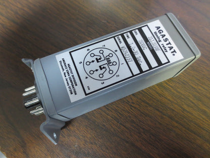 AGASTAT 2112D5NF TIMING RELAY, 1.0-30 SECONDS, 28VDC COIL - NEW SURPLUS