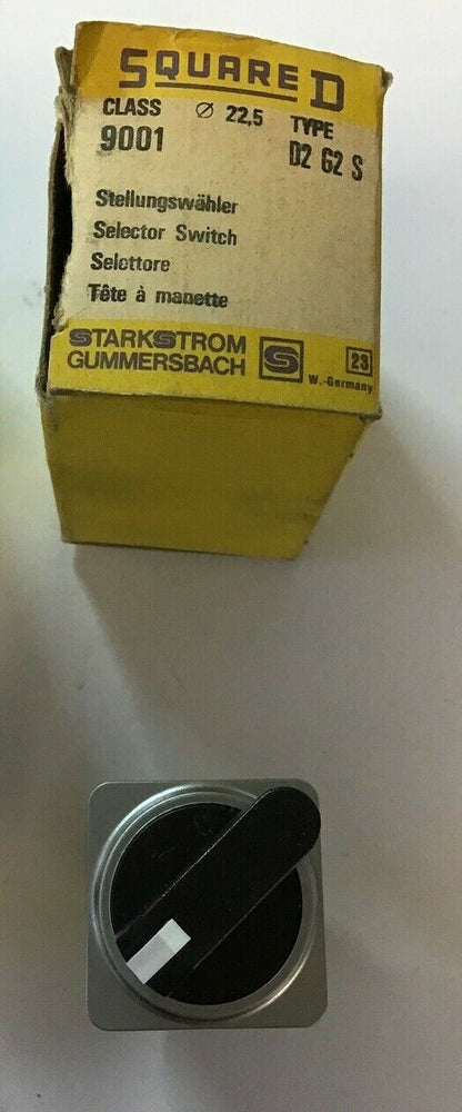 SQUARE D 9001 D2G3S, D3G2S, D2G2S SELECTOR SWITCH***LOTOF3***
