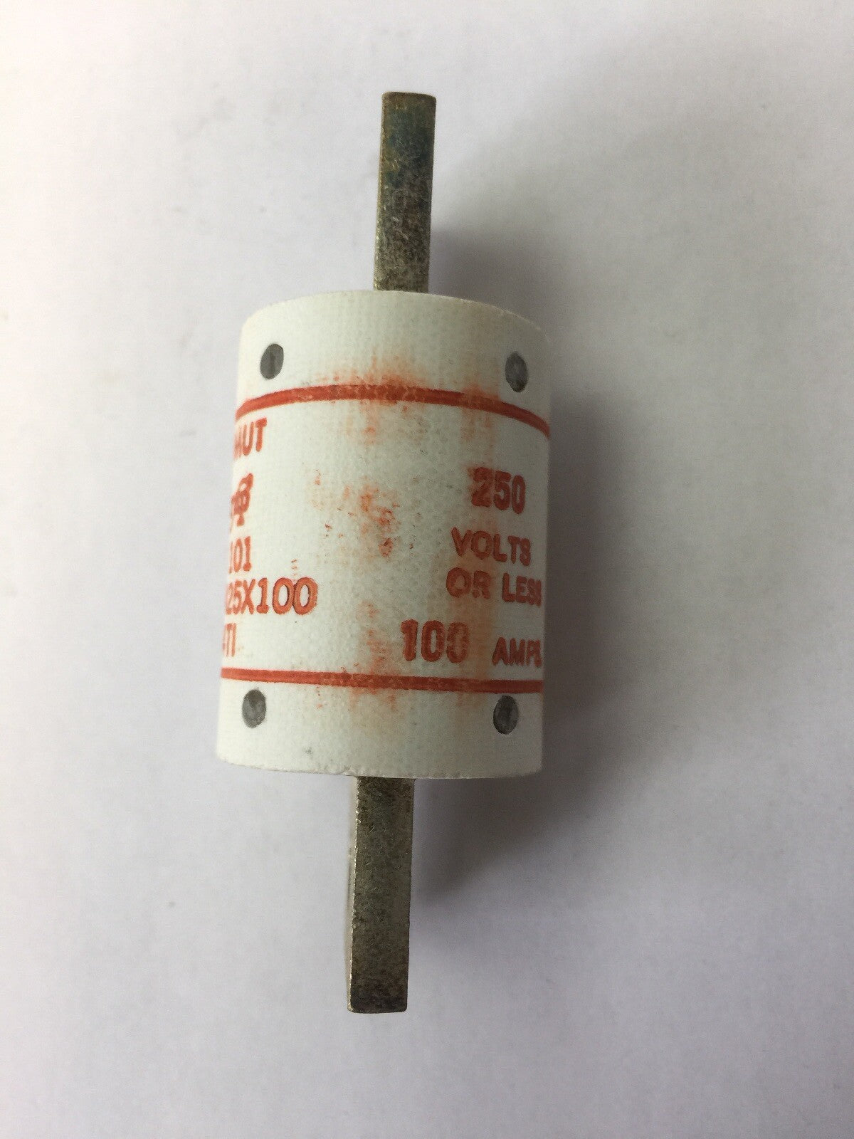 GOULD SHAWMUT AMPTRAP A25X100 FUSE 100 AMP 250VAC TYPE 4TI FORM 101