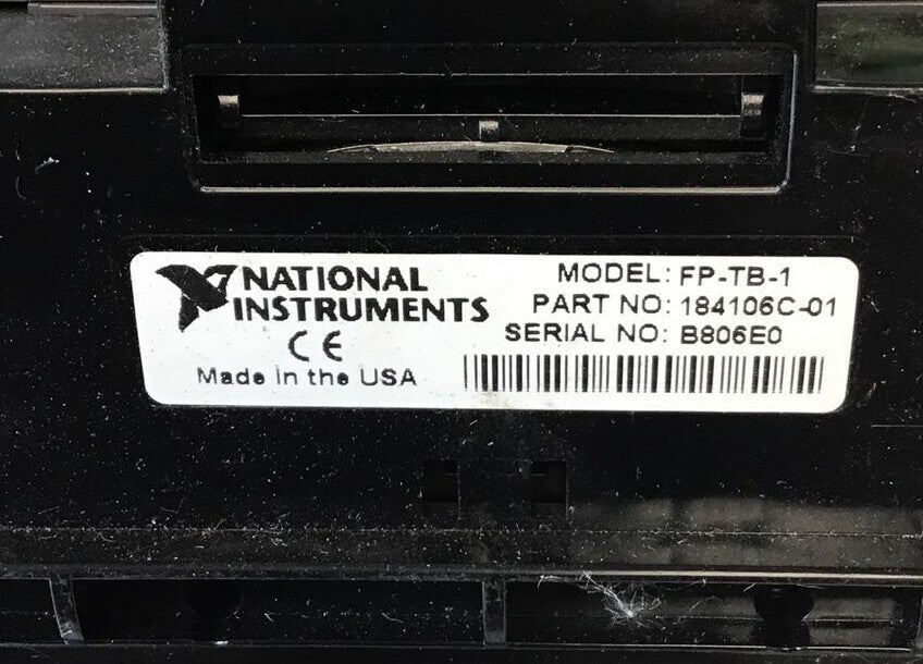 NATIONAL INSTRUMENTS PF-AO-200 OUTPUT MODULE 8 CH 4-20MA W/FP-TB-1 BASE