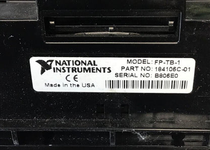 NATIONAL INSTRUMENTS PF-AO-200 OUTPUT MODULE 8 CH 4-20MA W/FP-TB-1 BASE