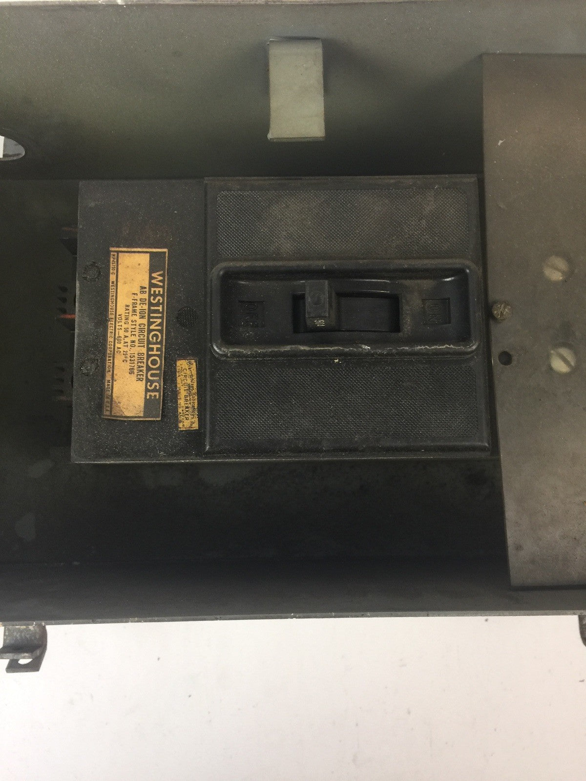 WESTINGHOUSE CBP 50A BREAKER BUS PLUG 600VAC 3 POLE