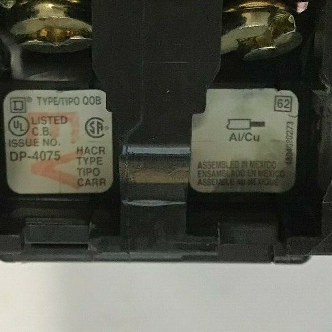 SQUARE D QOB230 CIRCUIT BREAKER 30A 2POLE 22KA 120/240VAC