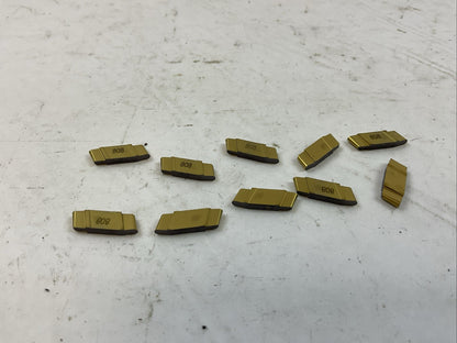 ISCAR GIP 2.00-1.00 IC808 CARBIDE INSERT (LOT OF 10)