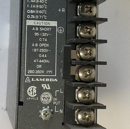 LAMBDA LRS-49-15 REGULATED POWER SUPPLY  350VDC