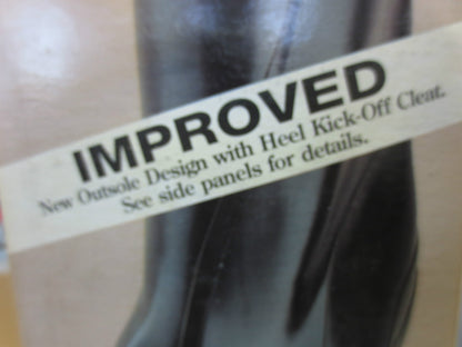 TINGLEY 1400 EXTRA LARGE (11 to 12-1/2) 10" WORK BOOT 100% WATERPROOF BLACK NEW