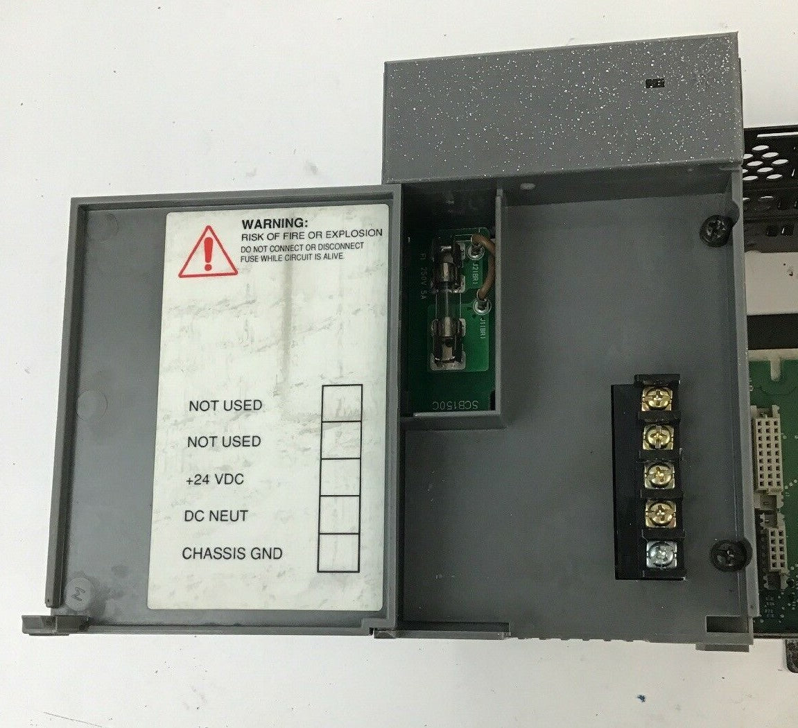 ALLEN BRADLEY 1746-P3 POWER SUPPLY SER.A  W/ 1746-A10 10 SLOT RACK