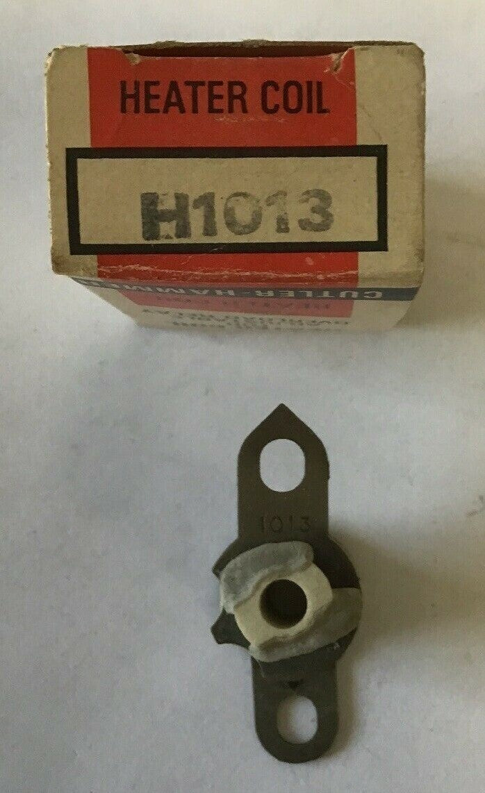 CUTLER HAMMER H1013 ADJ. OVERLOAD RELAY HEATER COIL***LOTOF3***