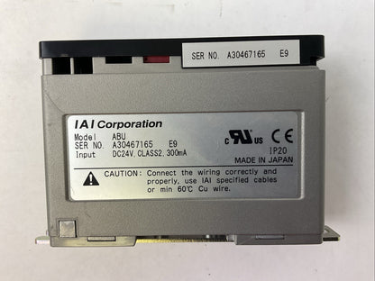 IAI ABU ABSOLUTE CONTROLLER 24VDC CLASS2 300mA