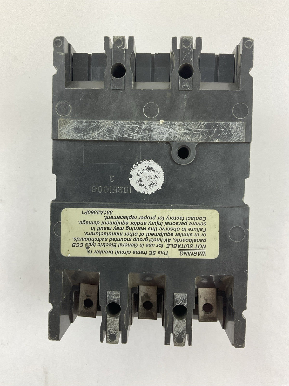 GE SELA36AT0100 100AMP 600VAC 3POLE CURRENT LIMITING CIRCUIT BREAKER