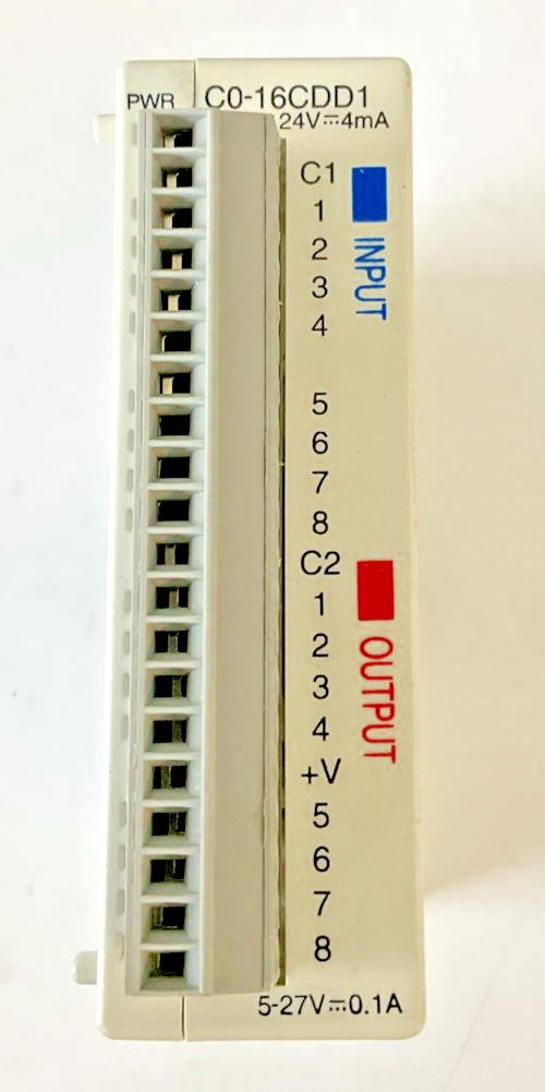 AUTOMATION DIRECT C0-16CDD1 INPUT MODULE 24VDC 4.0MA 0.1A