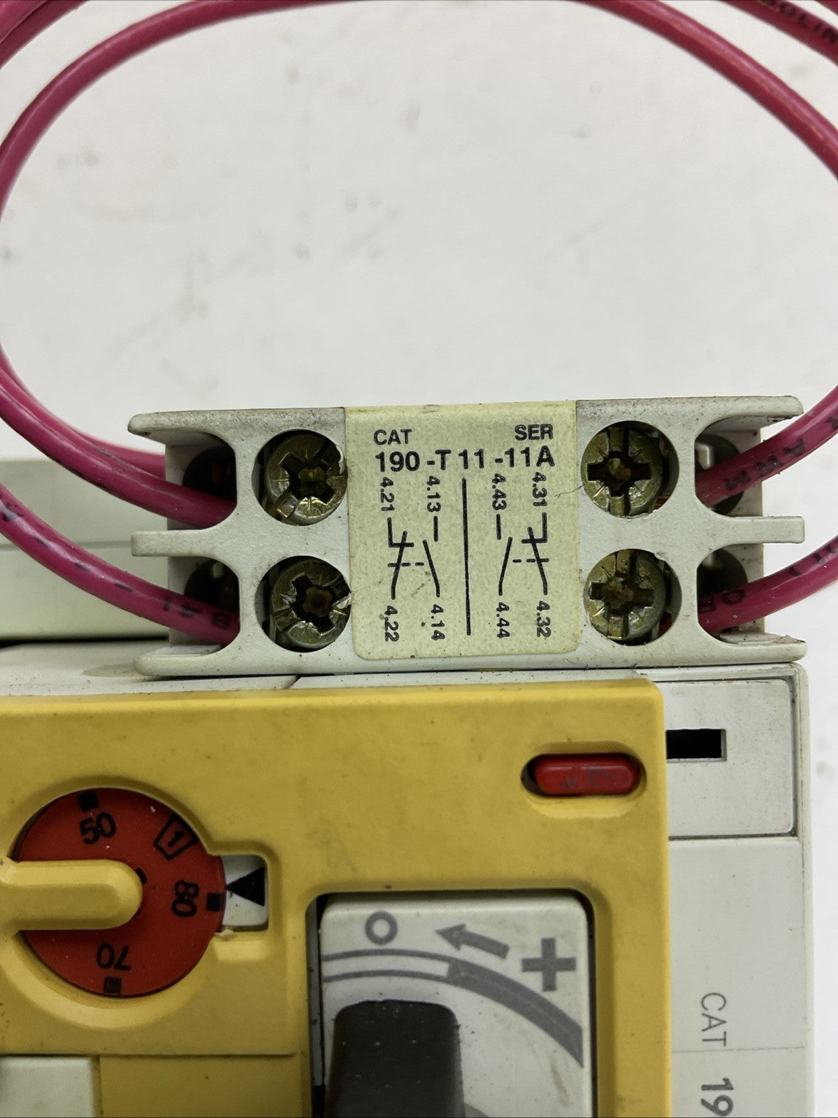 ALLEN BRADLEY STARTER 190-A40 120V COIL 190-P060 190-CPS40* 190-A11-11 190-T11-