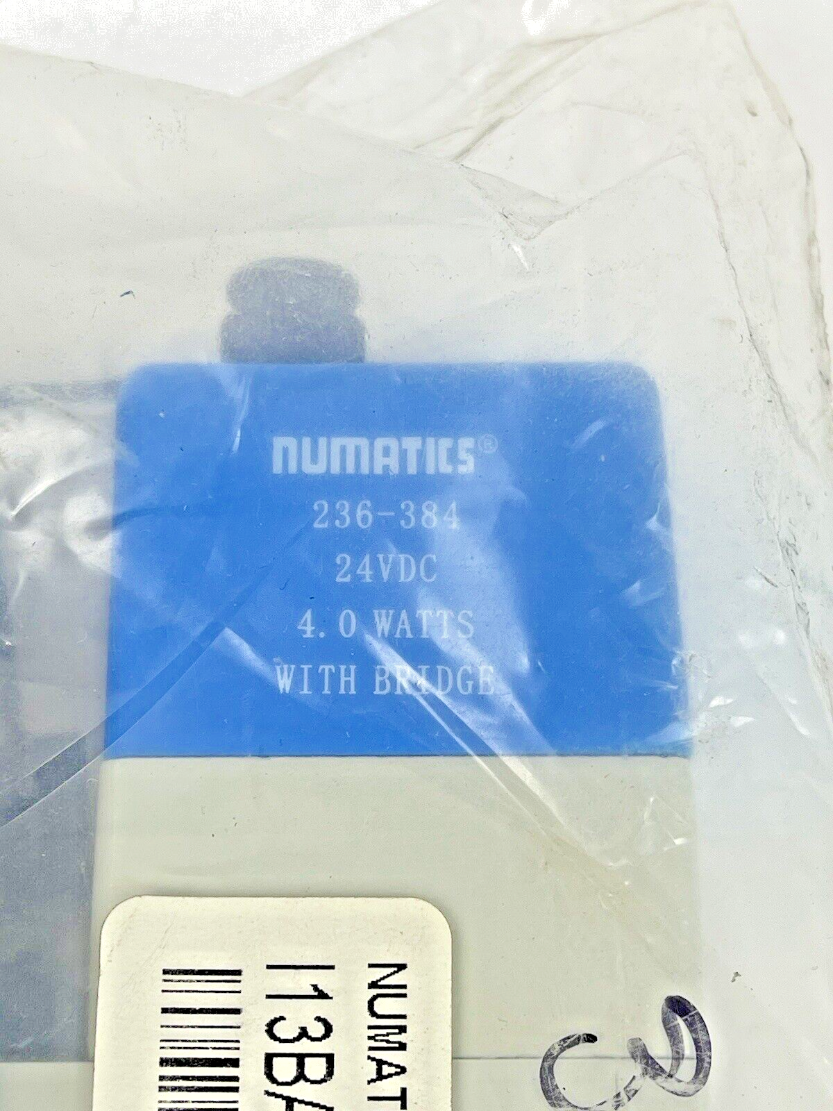 NUMATICS - I13BA415MP56Y61 - ASCO - SOLENOID VALVE - 24 VDC - 4 WATTS W/ BRIDGE