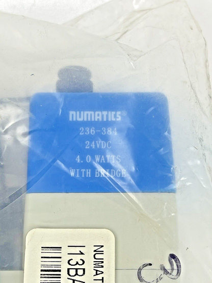 NUMATICS - I13BA415MP56Y61 - ASCO - SOLENOID VALVE - 24 VDC - 4 WATTS W/ BRIDGE