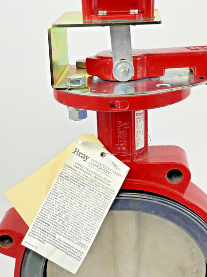 BRAY 50-0406-12610-532 VALVE STATUS MON/ 20-0800-92801 (560) - 8" BV/MAN. HANDLE