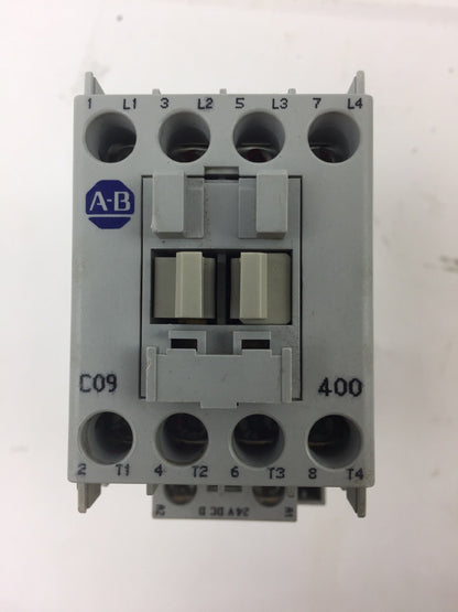 ALLEN BRADLEY 100-C09Z*400 CONTACTOR WITH 100-FSD250 SURGE SUPPRESSOR