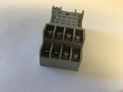 ALLEN BRADLEY 700-HN128 RELAY BASE 14 PIN SOCKET 300 VAC (MAY BE MISSING SCREWS)