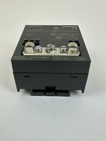 SIEMENS 6ES7 972-0DA00-0AA0 PROFIBUS TERMINATOR MODULE 24 VDC