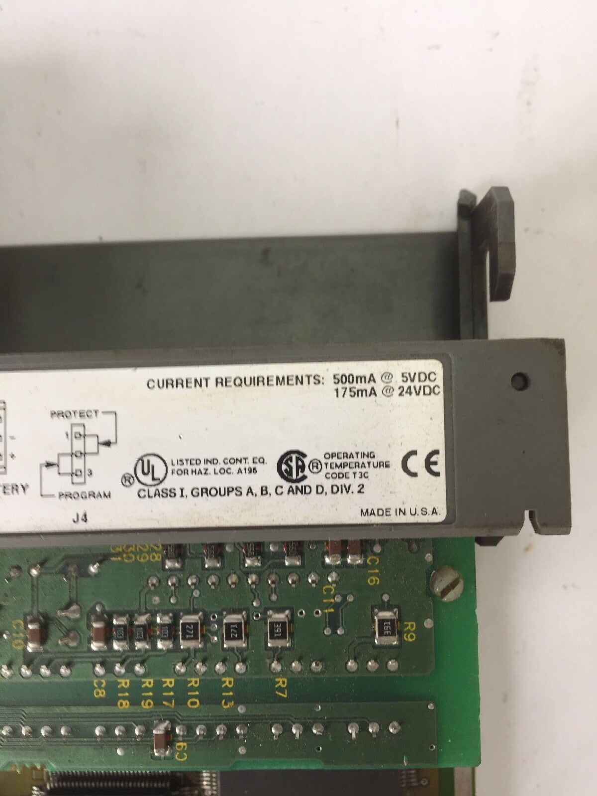 ALLEN BRADLEY 1747-L532 PROCESSOR UNIT 24VDC SER D PROC. REV 4