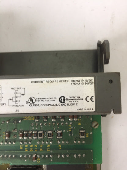 ALLEN BRADLEY 1747-L532 PROCESSOR UNIT 24VDC SER D PROC. REV 4
