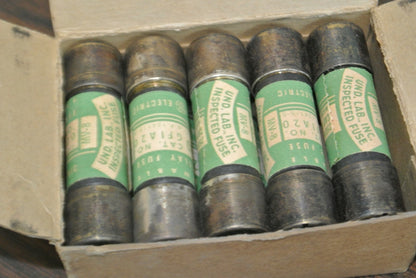 BOX of 10 GENERAL ELECTRIC GF1A20 RENEWABLE FUSE / 20A / 250V / NEW SURPLUS