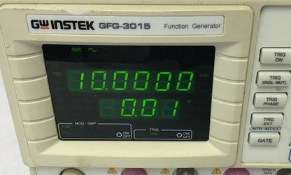 GWINSTEK FUNCTION GENERATOR GFG-3015 115/230VAC 54VA 42W 50/60HZ